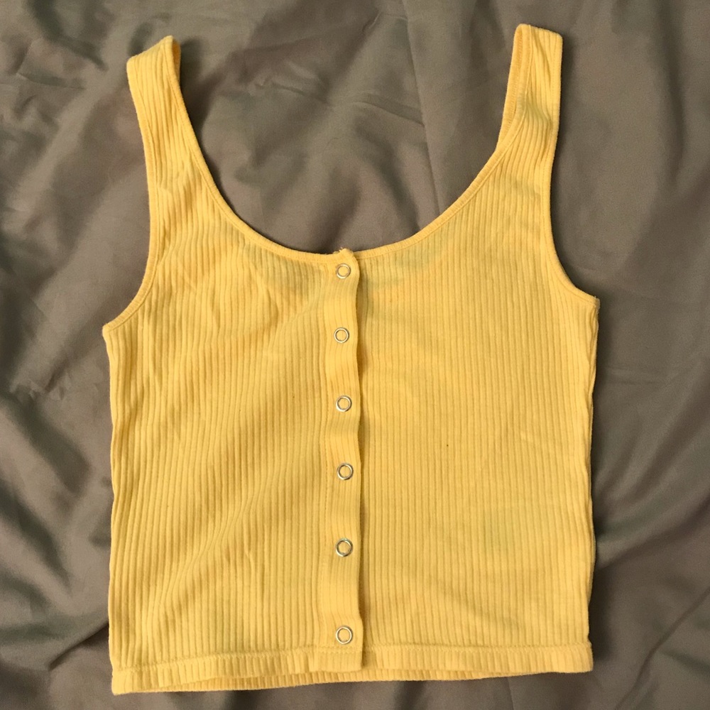 button up crop top